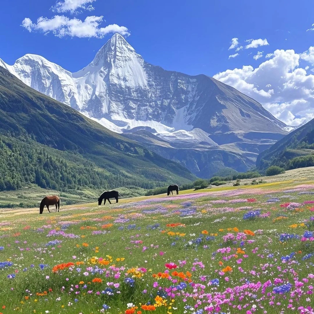 6月的稻城亚丁堪比瑞士🏔️，每帧都像童话‼️_1_西越旅行_来自小红书网页版